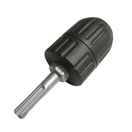 Quick Easy 2-13mm Keyless Impact Drill Chuck Hand Tool W/ Lock & SDS Adaptor 