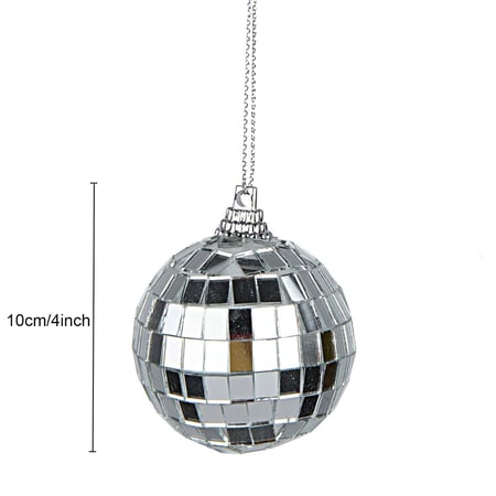 2 Pcs Mirror Disco Ball 4 Inch Silver Hanging Party Festivals Decorations S Reviews Zoodmall 2 Pcs Mirror Disco Ball 4 Inch Silver, Disco Ball Light Fixture For Ceiling Fan