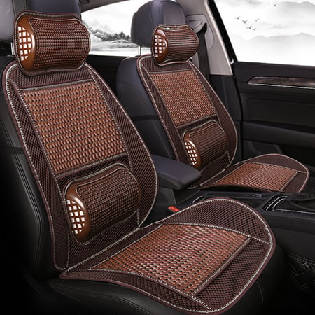 Breathable Car Seat Cooling Lumbar Universal Car Massage Cushion Wire Bamboo Pad