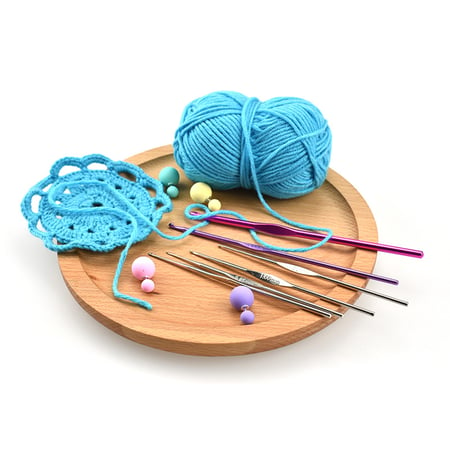 Soft Handle 29 PCS Set Crochet Hooks Needles Knit Yarn Weave Craft Aluminum 2020 