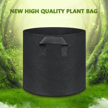 6 Pcs Grow Bags Garden Heavy Duty Non-Woven Aeration Plant Fabric Pot Container 