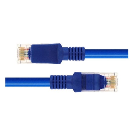 JF12 4M Blue Ethernet Internet LAN CAT5e Network Cable for Computer Modem Router 