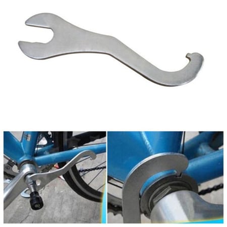 Goods Bicycle Repair Tool Bone Shape Lock Ring Spanner Bike Hexagon Wrench