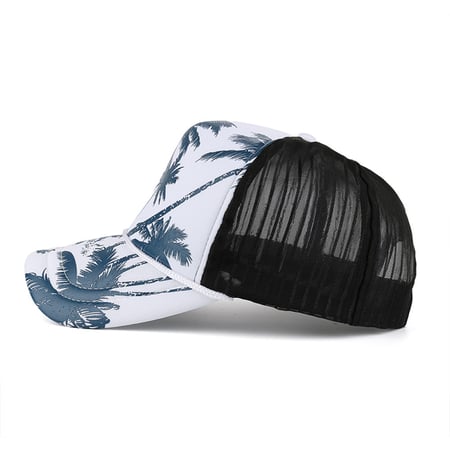 Unisex Men Women Snapback Adjustable Baseball Cap Hip Hop Hat Coconut Tree Print