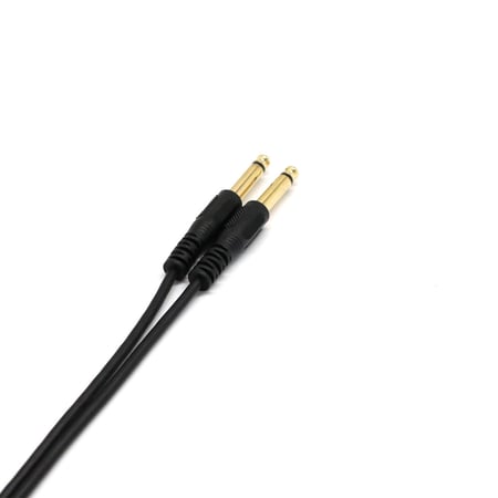 New 3.5mm 1/8" Female Stereo to 2x 6.35mm 1/4" Mono Male Y Splitter Cable cable 