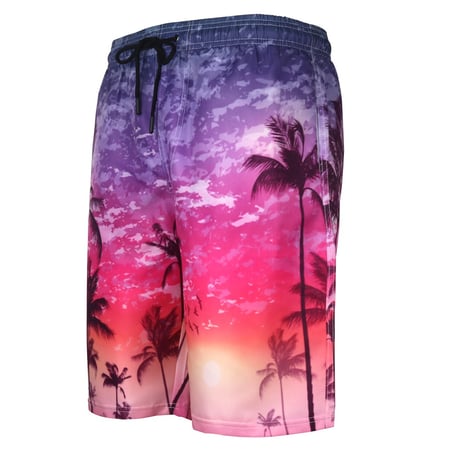 Zoilmxmen Mens Summer Swim Trunks 3D Print Graphic Casual Athletic Beach Short Pants
