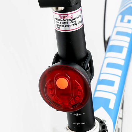 USB Rechargeable Bike Rear Tail Light LED Bicycle Warning Safety Smart Lamp New 