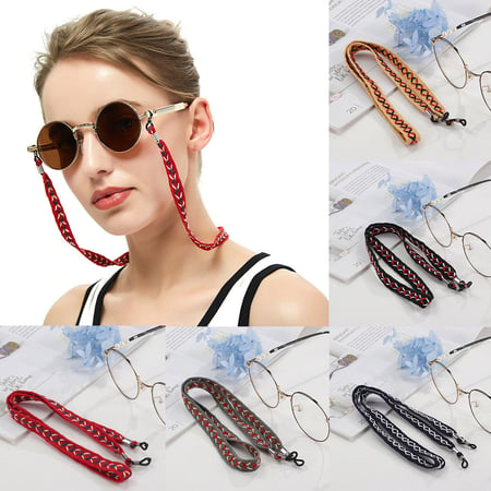 Eyeglass Chains for Women With Clips Chain For Glasses Holders Around Neck for Sunglasses Beads Chain multicolor