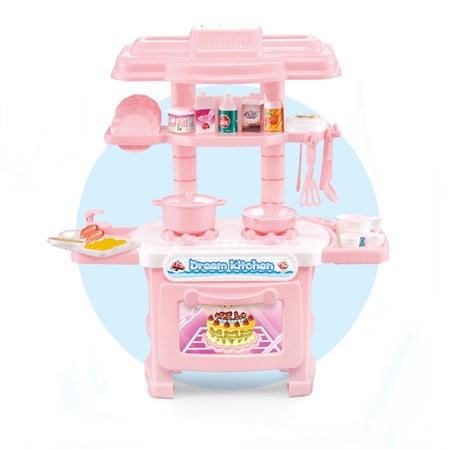 1 Set Simulation Cooking Kitchen Toy Children's Pretend Role Play Toys Gifts 