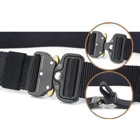 Men/'s Tactical Belt Military Nylon Belts Outdoor Training Waistband Waist Strap