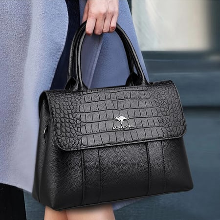 Large Capacity Tote Bag Crocodile Pattern Leather Women Handbags Shoulder Crossbody Ladies Bags