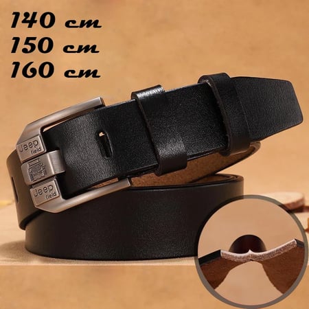 Belt Men Top Quality Luxury Leather Belts For Men Strap Male Metal Automatic Buckle Big Size 160 Cm 150 Formal Belt