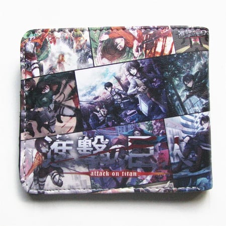 Cartoon Attack On Titan Wallet Shingeki No Kyojin Anime Wallet Women Men Short Zipper Coin Purse Card Holder Pocket Buy Cartoon Attack On Titan Wallet Shingeki No Kyojin Anime Wallet Women