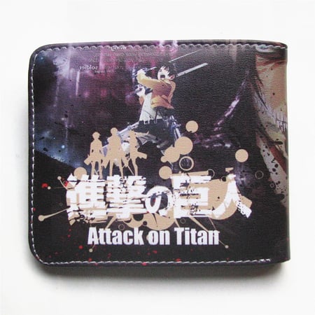 Cartoon Attack On Titan Wallet Shingeki No Kyojin Anime Wallet Women Men Short Zipper Coin Purse Card Holder Pocket Buy Cartoon Attack On Titan Wallet Shingeki No Kyojin Anime Wallet Women