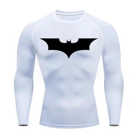 Fitness Gym running shirt Men 2020 New Batman T-shirt long sleeves MMA Men's Compression Sports Shirts Quick dry Men workout set - buy Fitness Gym running shirt Men 2020 New Batman