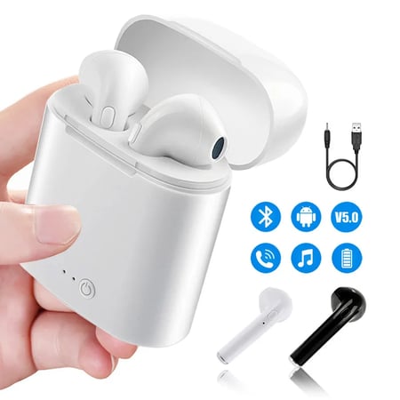 i7s mini TWS Earphone 5.0 Air Mini Sport Handsfree Stereo Earbud Headset With Charging Box For Apple iPhone - buy i7s mini Wireless Bluetooth Earphone 5.0 Air Mini
