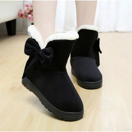 Women Snow Boots Winter Fur Ankle Boot Warmer Plush Suede Rubber Flat,Beige,4 Women Snow Boots Winter Fur Ankle Boot Warmer Plush Suede Rubber Flat,Beige,4