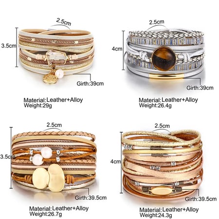 Fashion Charm Jewelry Alloy Bangle Bracelets for Women Men Hollow Infinity Owl Pearl Friendship Multilayer Charm Leather Bracelets Party Jewelry Multiple Colors