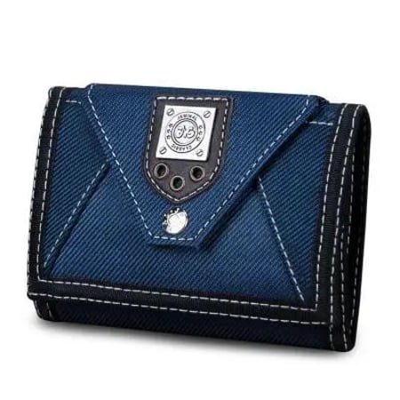 Mens Womens Black Leather Credit Card Holder Wallet Purse Notecase Coin Pocket 