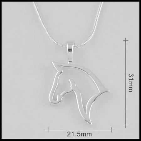 Cute For Women Pendant Necklace Fashion Animal Horse 