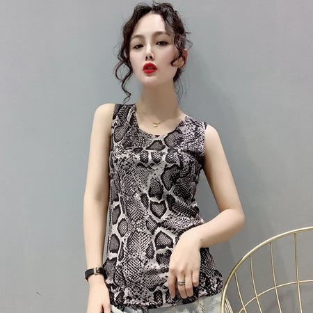 StyleV-shirts Womens O-Neck Letter Print Sleeveless Vest Blouse 2019 Fashion Casual Loose Shirt Tank Tops 