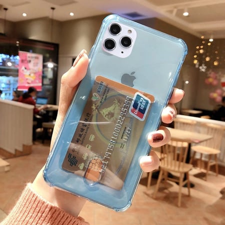 Iphone xr clear case with card holder Outlet