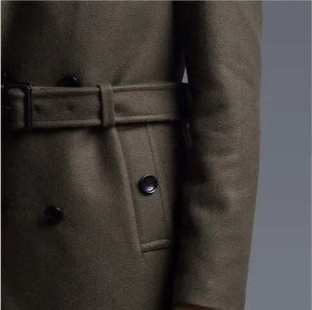Winter Wool Trench Coat Men Autumn Fashion Blend Long Jacket Male Woolen Windbreaker Clothing Winter Wool Trench Coat Men Autumn, Winter Wool Trench Coat Mens