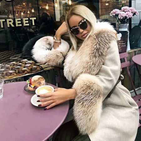 real fur jacket