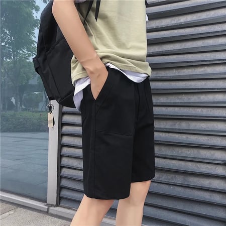 Men Summer Clothes Mens Leisure Fashion Color Collision Short Sleeve Tee Shirt Sports PantsThin Sets 