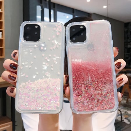 Glitter water phone cover Clearance