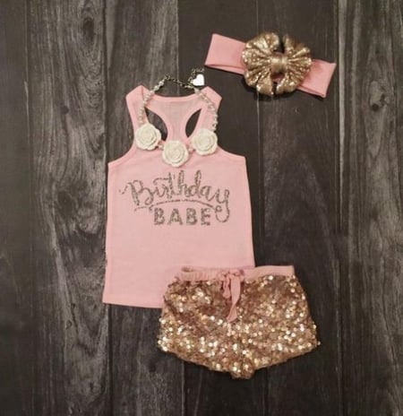 Toddler Kids Baby Girls Outfits Clothes T-shirt Tops+Pants/Shorts/Skirt 2PCS Set