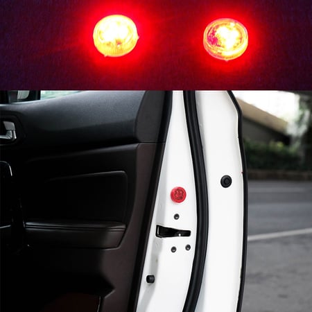 2 Pcs Wireless Red Car Led Door Open Signal Warning Light Indicator Avoid Crash Strobo Flash Light Buy 2 Pcs Wireless Red Car Led Door Open Signal Warning Light Indicator Avoid