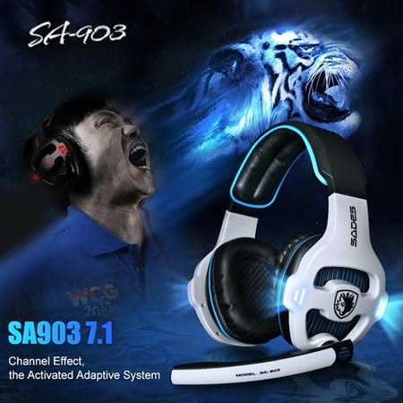 sades 7.1 ch gaming headset no device found
