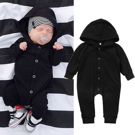 Newborn Infant Baby Boy Girl Cotton Romper Jumpsuit Bodysuit Kids Clothes Outfit 