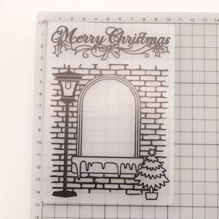 Folder Plastic Template Embossing Dies Stencil DIY Scrapbooking Album Christmas