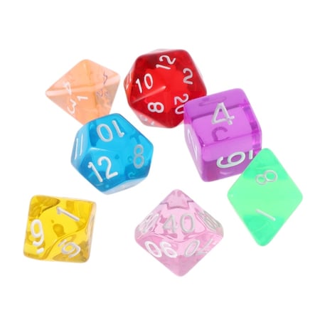 7pcs Set Dice Trpg Games Dungeons Dragons D4 D Multi Sided Dices Colorful Buy 7pcs Set Dice Trpg Games Dungeons Dragons D4 D Multi Sided Dices Colorful Prices Reviews Zoodmall
