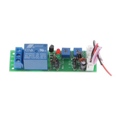 DC 12V Programmable Infinite Cycle Delay Timing Timer Relay on/off Switch Module 