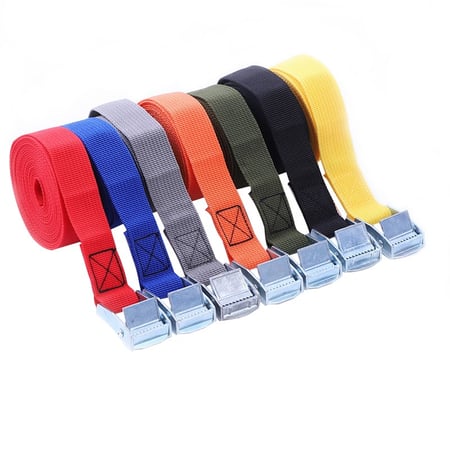 Car Luggage Lashing Strap Cargo Tie Down Stowing Tidying Easy Apply Cam Buckle