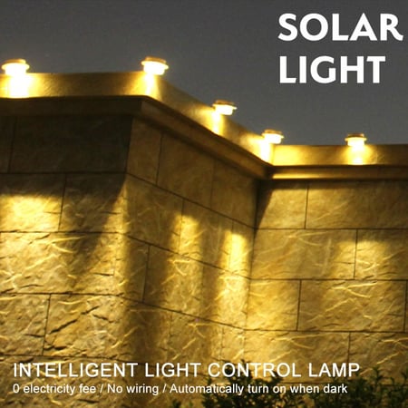3led Solar Light Corridor Wall Lamp Courtyard Outdoor Fence Eaves Street Led Garden Lawn House Outdoors 3led Solar Light Corridor Wall Lamp, Outdoor Solar Wall Lights For House