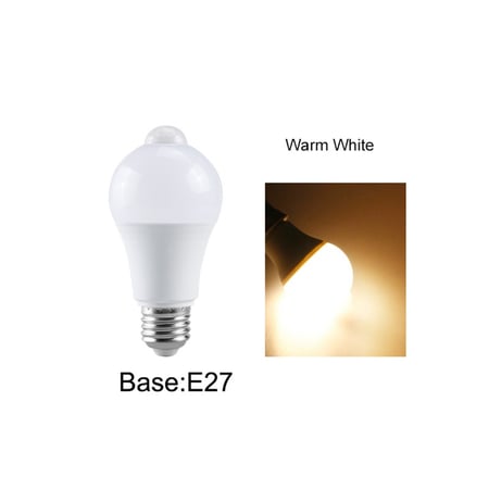 E27 12w 15w 18w 20w Led Night Light, Motion Sensor Light Bulb For Bathroom