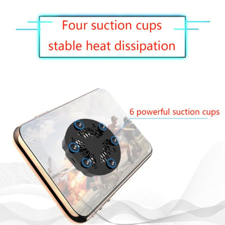 Foldable Mobile Phone Cooler Cooling Support Holder Bracket with Fan Radiator
