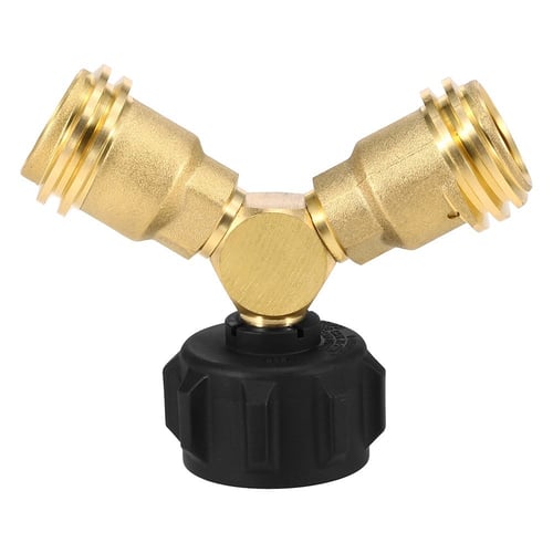 Durable 3 Way Propane Tank Splitter Adapter Connector BBQ Grill Heater &Hose 