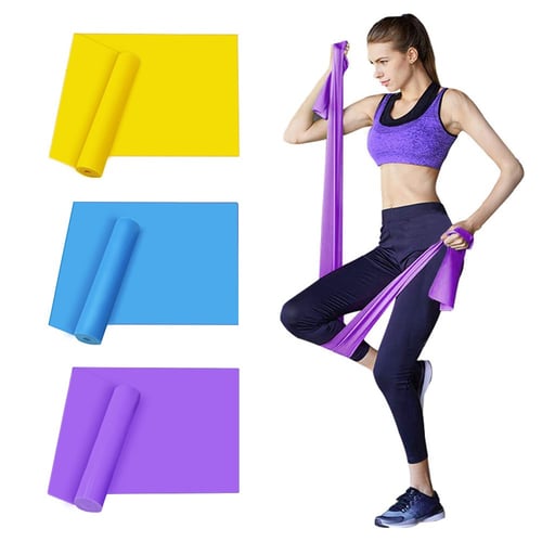 3Pcs Set Resistance Bands Workout Exercise Crossfit Fitness Yoga Training Tubes 