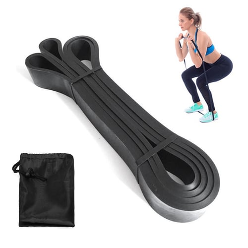 Resistance Stretch Loop Band Gym Yoga Fitness Exercise Elastic Rubber Strap 