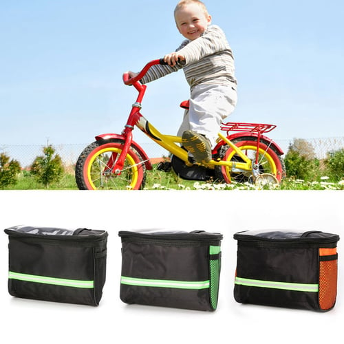 Outdoor Bike Cycling Bicycle Handlebar Bag Front Frame Tube Pouch Basket Pannier 