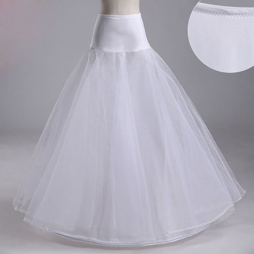 New Womens Ladies Wedding Bridal Petticoat Dress Underskirt Crinoline Skirt UK 