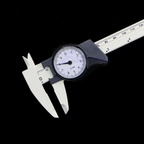 New 150mm 6inch Dial Caliper Plastic Vernier Caliper 4Way Gauge Micrometer 0.1mm 