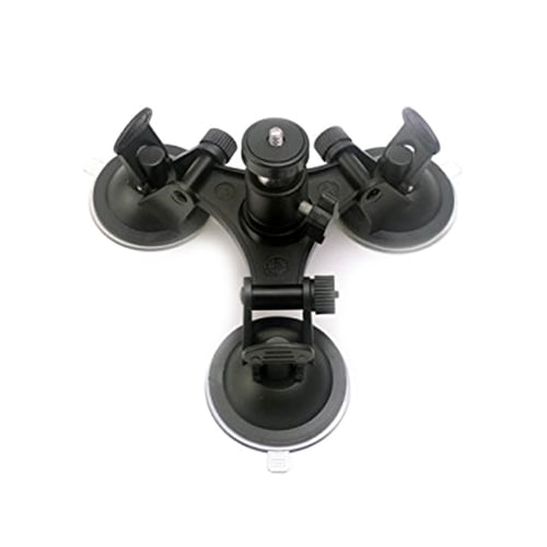 Triple Suction Cup Mount Low Angle Sucker Holder for Gopro Hero 2 3 3 4 Camera 