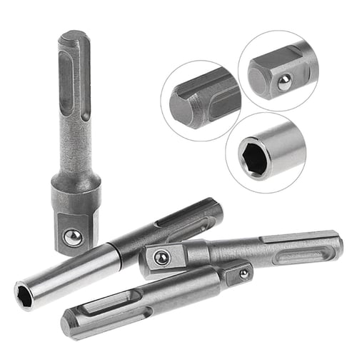 3/8" Tool Zone Socket Nut Driver Adaptors for Drill 1/4" 1/2" 3PCS 