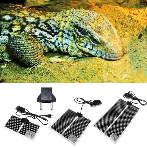 Pet Reptile Heat Mat Turtle Lizard Substrate Constant Warmer Waterproof Bed 